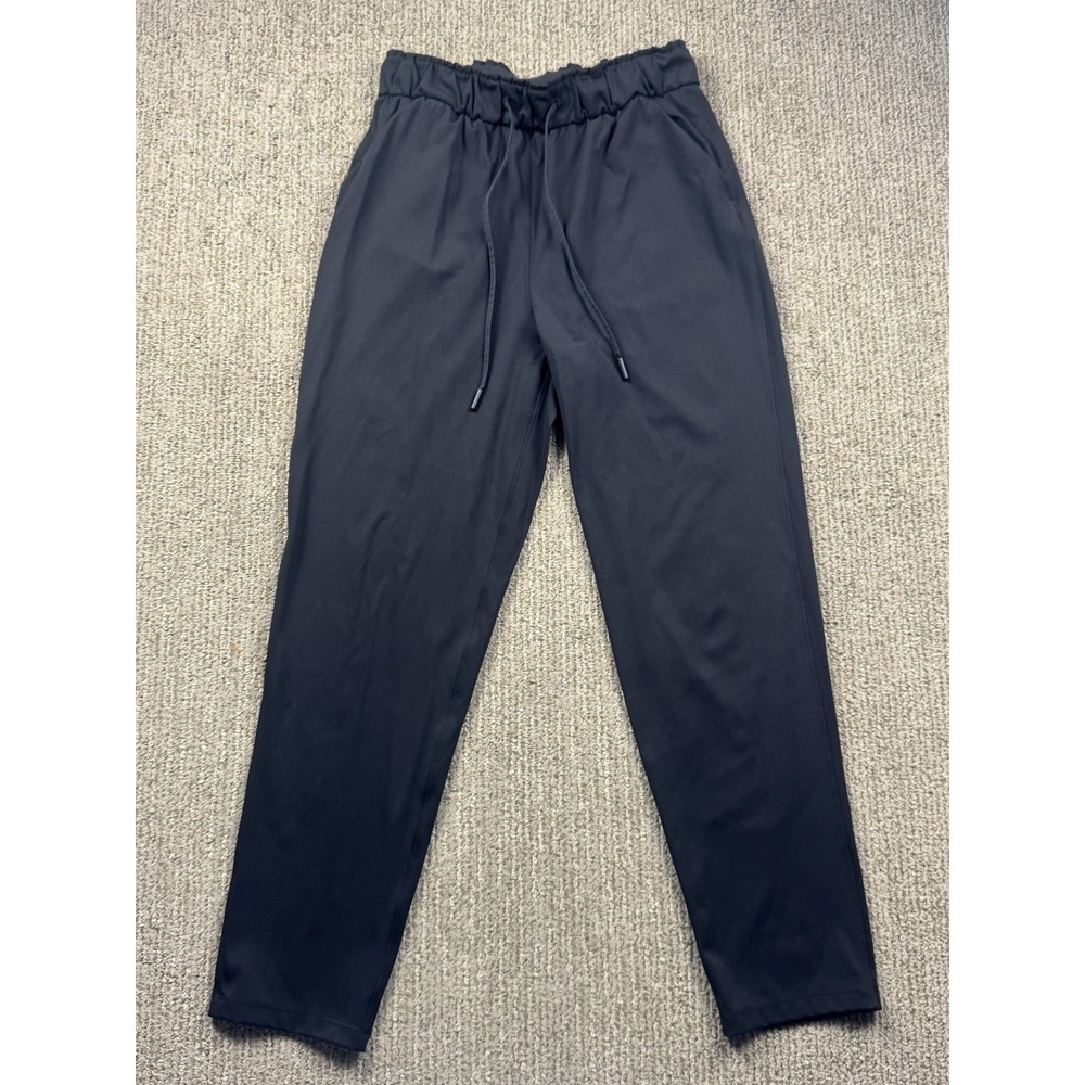 Lululemon Womens 6 Keep Moving Pant High Rise 27" Inseam LW5DCFS Black